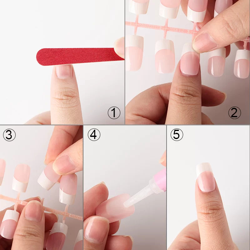 False Nails 20pcs - Rosalind