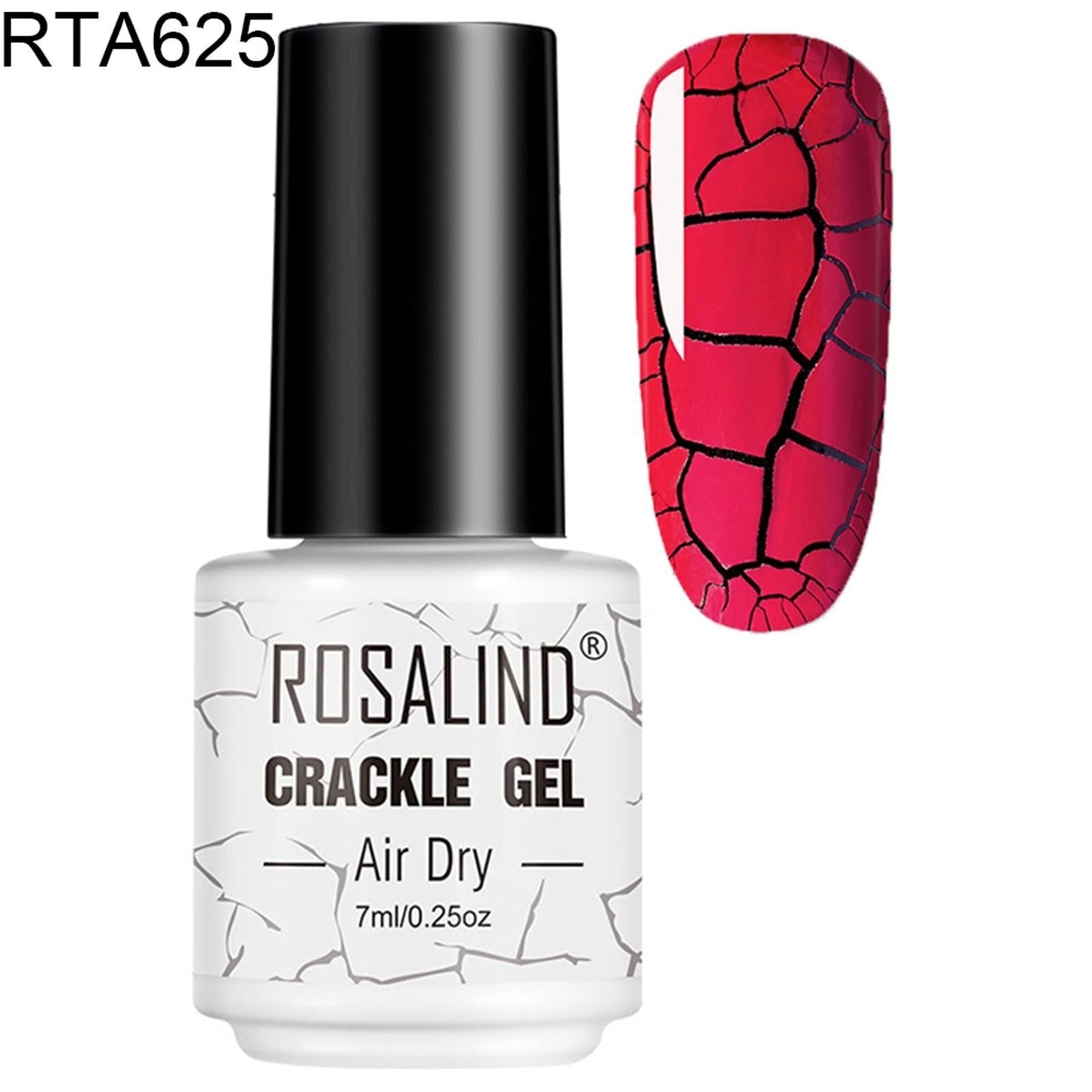 Vernis à ongles gel craquelé LED UV Rosalind A625 7 ml 